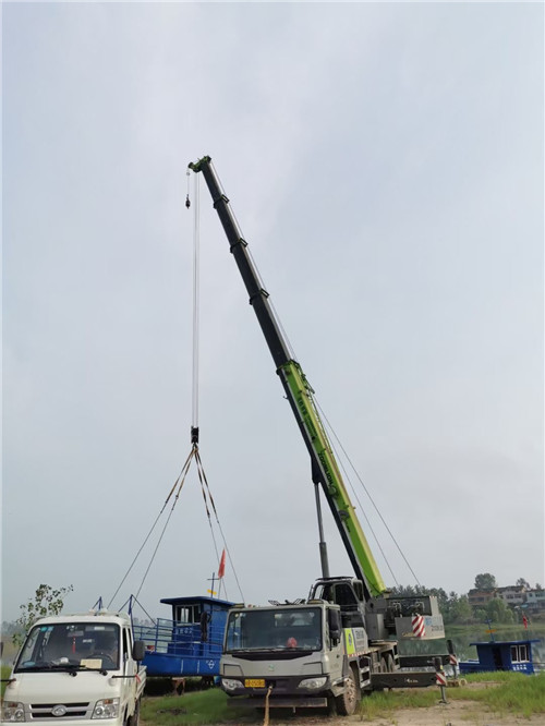 临沂市桥梁建设吊装案例